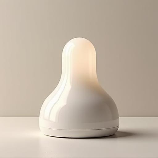 Prototype d'une lampe de bureau au design innovant.