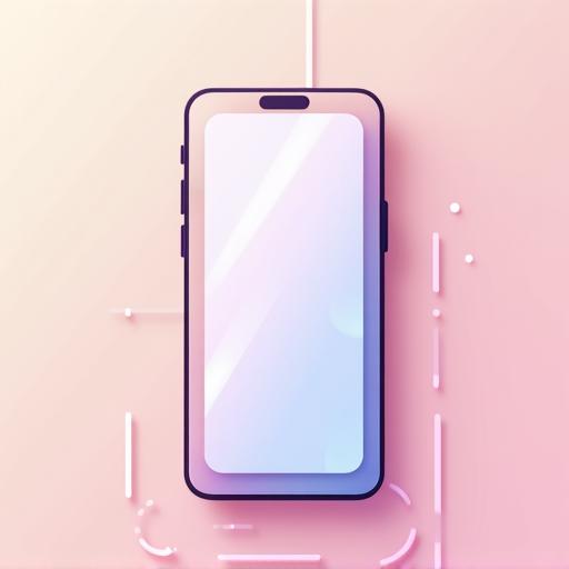 Interface d'une application mobile en cours de conception.